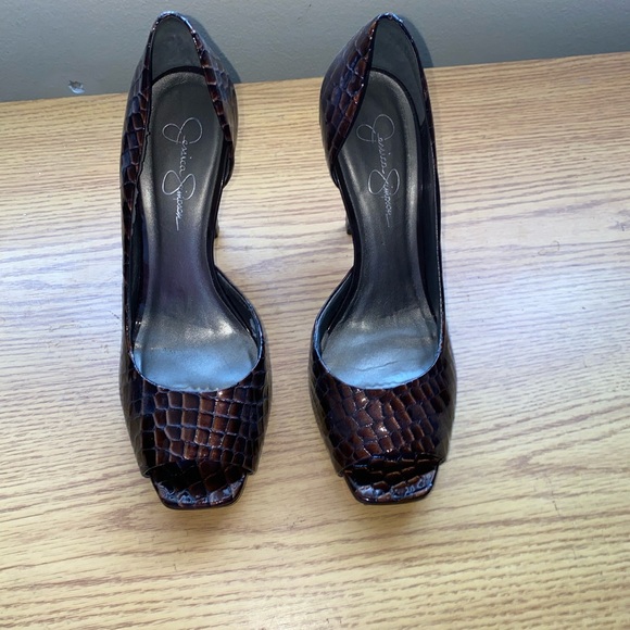 Brown Jessica Simpson heels - Picture 2 of 5